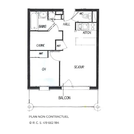 Courmayeur - Beau 2 Pieces Pied Des Pistes Mae-3934 Saint-Martin-de-Belleville